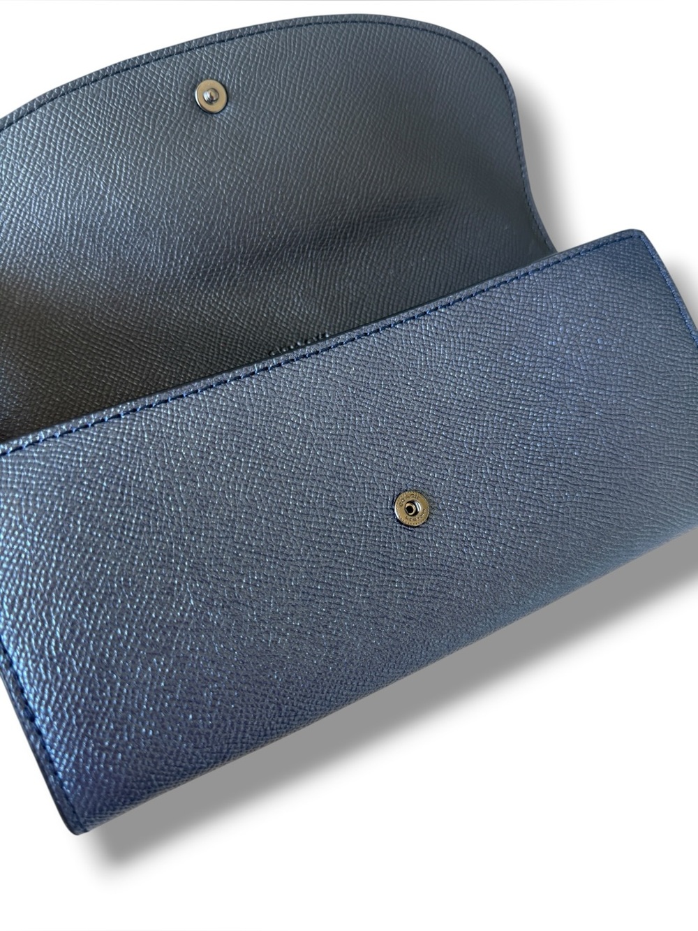 Coach Ace Bear Slim Envelope Wallet Metallic Navy NWOT Rare Novelty - Picture 4 of 16